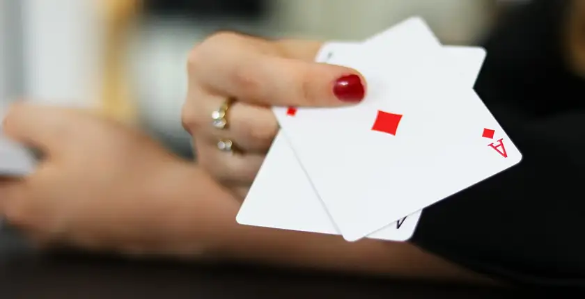 Kaarten bij poker